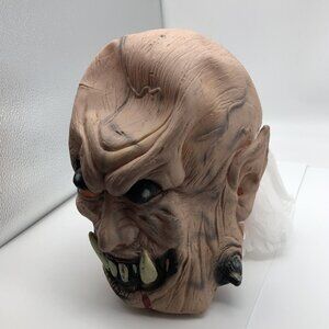 Rubies Halloween Mask costume Demon Orc white hair